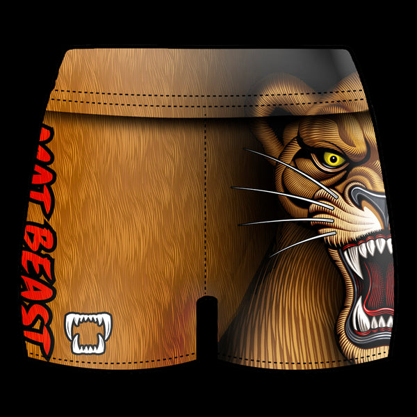 Queen of the Jungle - Womens High Waisted Compression Shorts