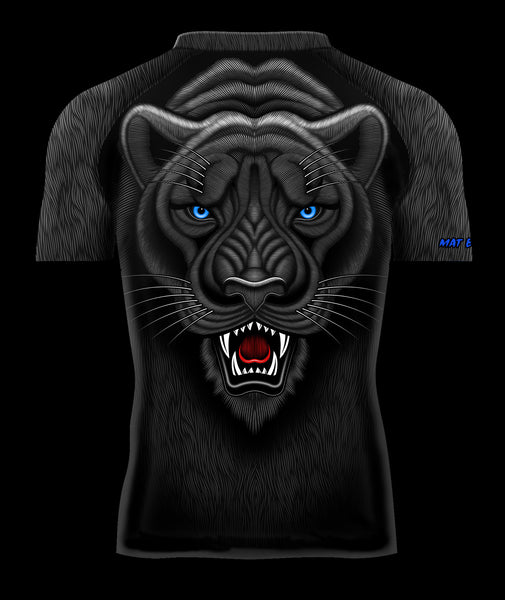 Black Panther Short Sleeve Rashguard