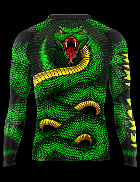 "Green Viper" Long Sleeve Rashguard