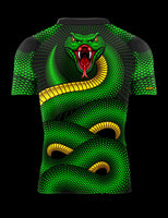 "Green Viper" Short Sleeve Rashguard